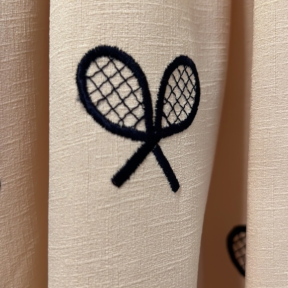 Anthropologie Pepaloves extra small what’s the racket tennis skirt Xs ivory - Picture 3 of 6